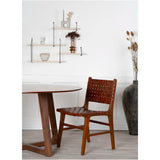 Scaun de dining Perugia - culoare maroMobCenter