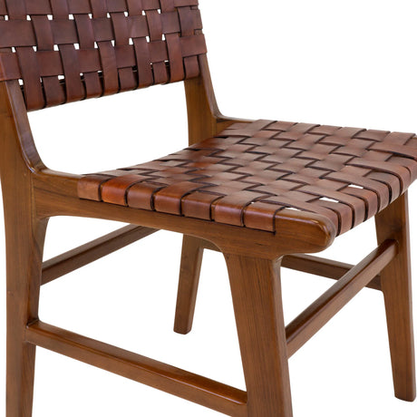 Scaun de dining Perugia - culoare maroMobCenter
