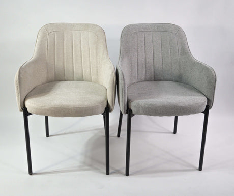 Scaun de dining Porto premium, culoarea bejMobCenter