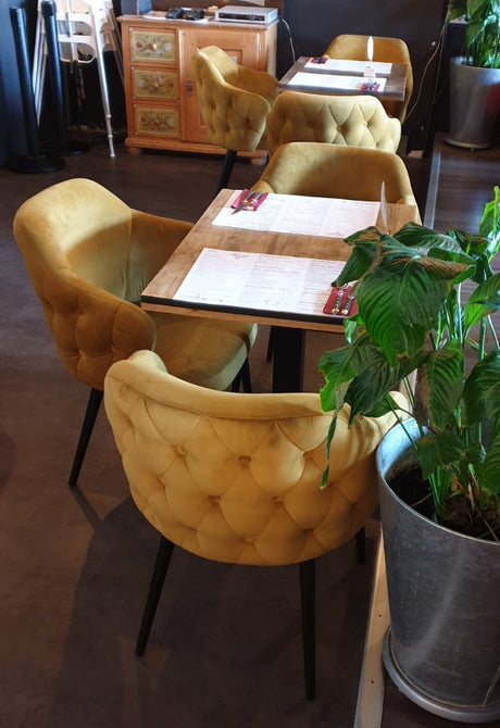 Scaun de dining rezistent Andor II. – cu tapițerie la alegereMobCenter