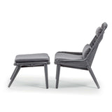 Scaun lounge pentru exterior Como antracit – GrattoniMobCenter