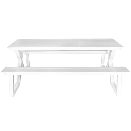 Set de picnic de exterior Darby – culoare albMobCenter