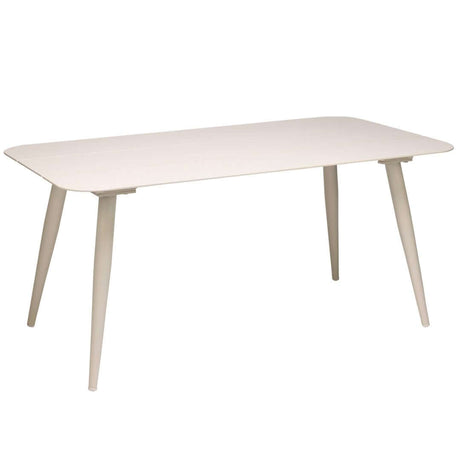 Set lounge de exterior Jonah pentru 4 persoane – alb și naturMobCenter