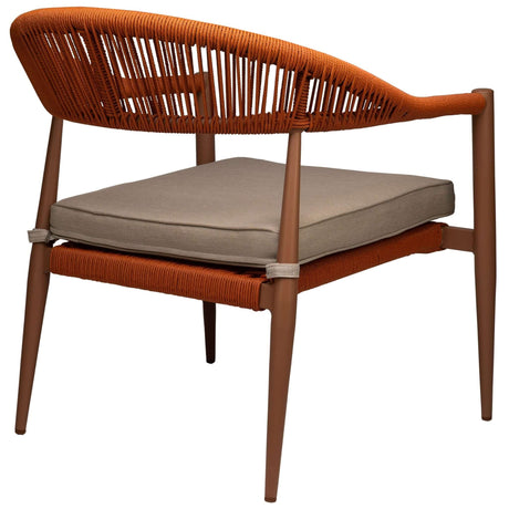 Set lounge de exterior Jonah pentru 4 persoane – portocaliuMobCenter