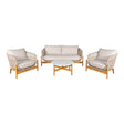Set lounge de exterior Terracina pentru 4 persoaneMobCenter