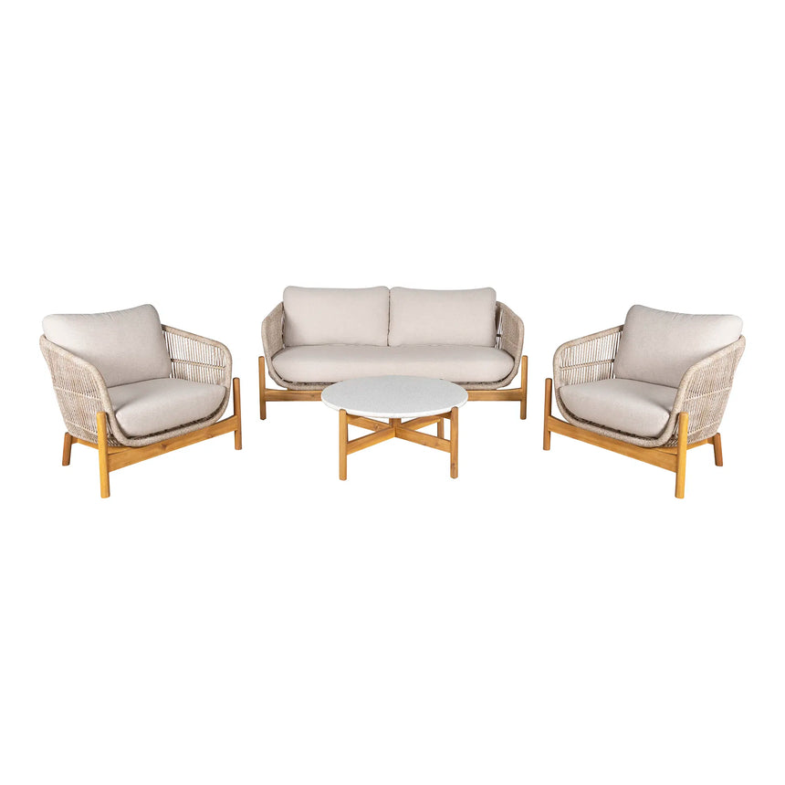 Set lounge de exterior Terracina pentru 4 persoaneMobCenter