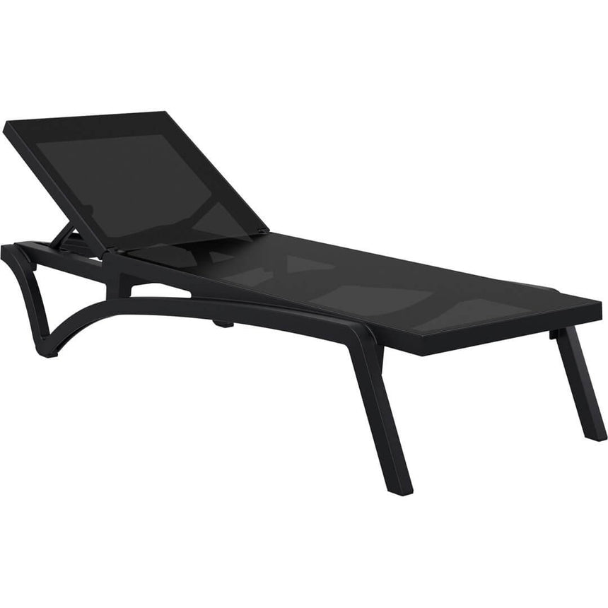 Sezlonguri de gradina Pacific - culoare negruMobCenter