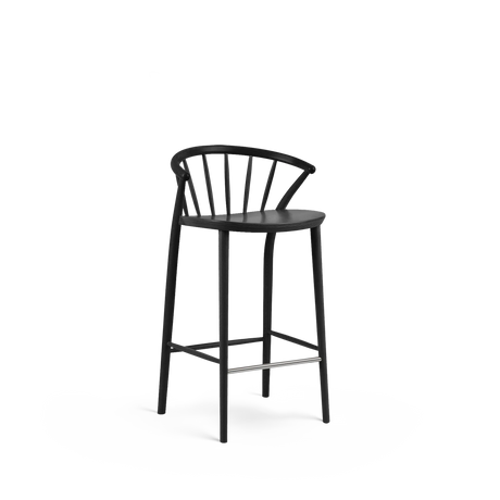 Scaun de bar Paged Sudoku H-9820 cu spătar cu șipci, 68 cm
