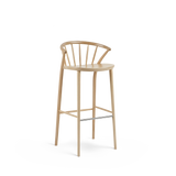 Scaun de bar Paged Sudoku H-9820 - spătar cu șipci, 78 cm