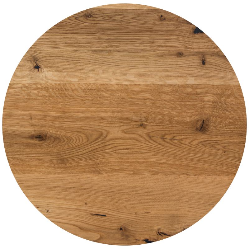 Blat de masă din stejar masiv 40 mm – natur