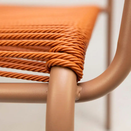 Twist scaun de terasa pentru exterior, culoare portocaliuMobCenter