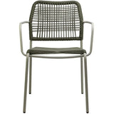 Twist scaun de terasa pentru exterior, culoare verdeMobCenter