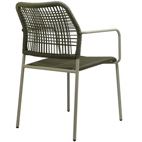 Twist scaun de terasa pentru exterior, culoare verdeMobCenter