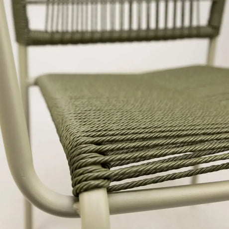 Twist scaun de terasa pentru exterior, culoare verdeMobCenter