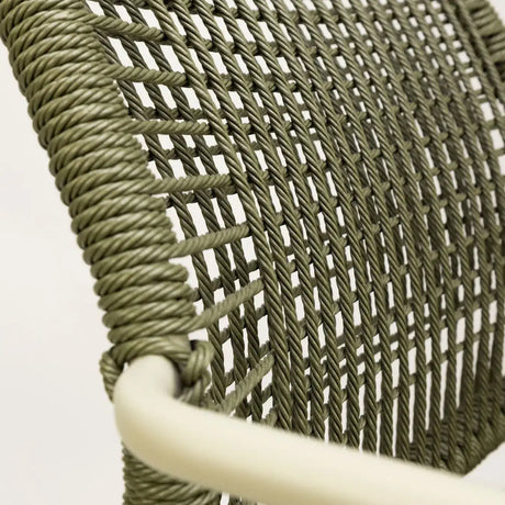 Twist scaun de terasa pentru exterior, culoare verdeMobCenter