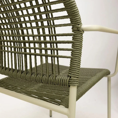 Twist scaun de terasa pentru exterior, culoare verdeMobCenter