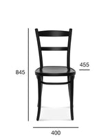 Scaun Fameg 0919 - lemn masiv fag, doar 40 cm lățime