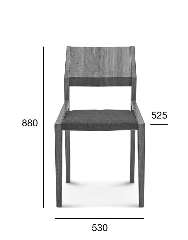 Scaun Fameg Arcos A-1403 - formă cubistă, șezut tapițat