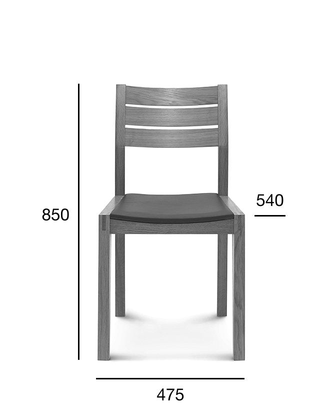 Scaun de restaurant Fameg Lennox A-1405 - lemn masiv