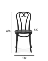 Scaun Fameg 16 A-16 - spătar curbat cu decor spiral