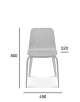 Scaun Fameg Hips A-1802 - lemn stratificat curbat