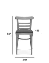 Scaun Fameg 225 A-225 cu spătar din lemn cu bare