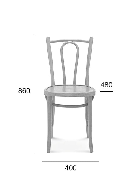 Scaun Fameg 56 A-56 - cadru îngust 40 cm, lemn masiv