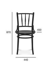 Scaun Fameg 8145 cu spătar din bețe verticale