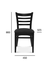 Scaun Fameg Bistro.2 A-9907 - spătar cu șipci orizontale
