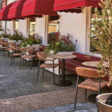 Picior de masă Aida – fontă neagră, bază rotundă, auto-level