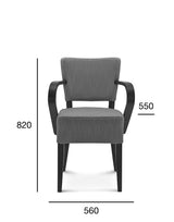Scaun Fameg Tulip.2 B-9608/1 cu brațe și tapițerie