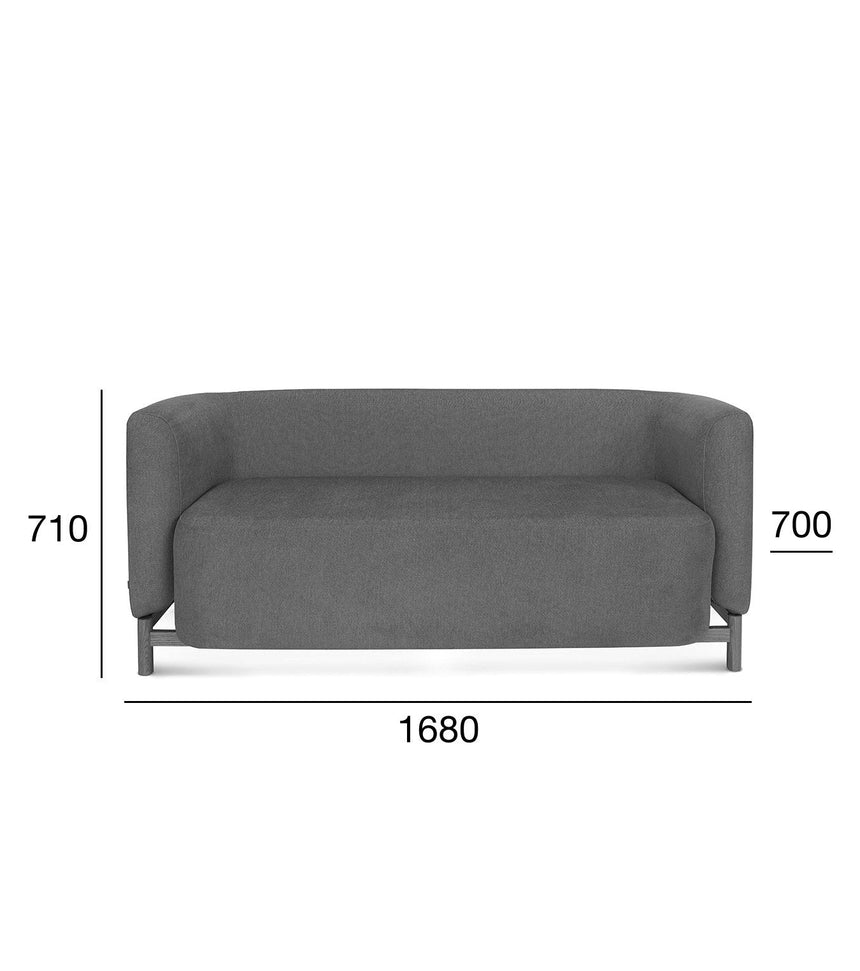 Canapea Fameg Polar BB-1806 – 2 locuri, laterale înalte
