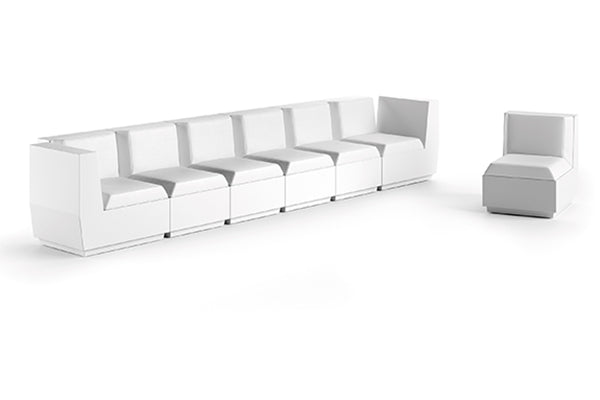 Modul canapea Big Cut – fără brațe, luminos