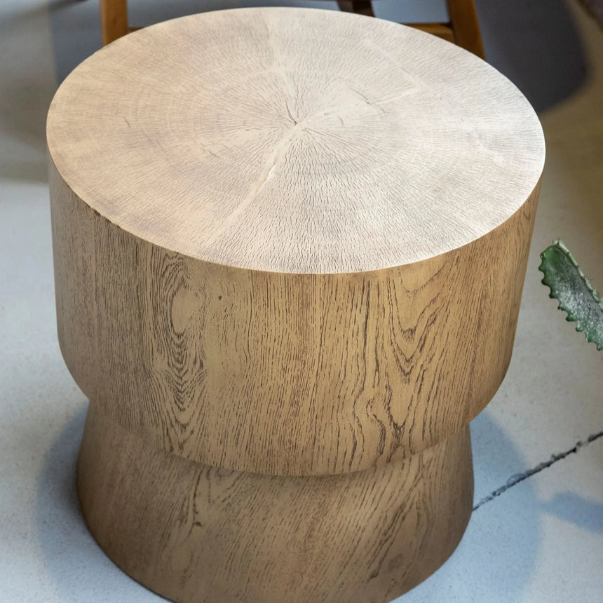 Masă de cafea Bloc – stejar vechi, 51×51 cm
