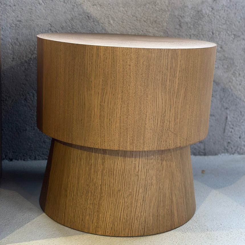 Masă de cafea Bloc – stejar vechi, 51×51 cm
