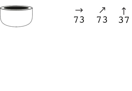 Picior de masă de cafea Bold – exterior, blat HPL