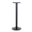 Picior de masă bar Boston – fontă neagră, 108 cm