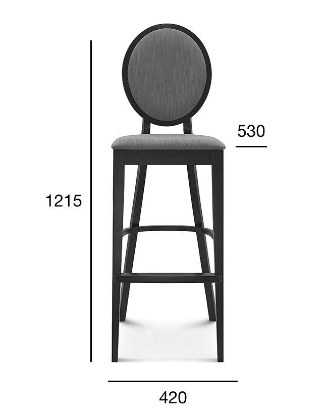 Scaun de bar Fameg Diana BST-0253 – spătar medalion