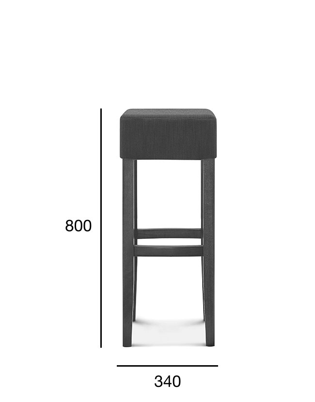 Scaun de bar Fameg Square BST-0515/1 - 80 cm, fără spătar