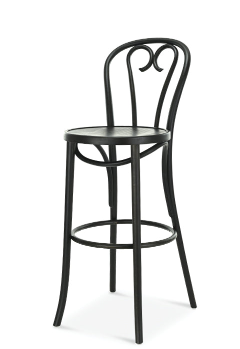 Scaun de bar Fameg BST-16 – lemn curbat, stil vienez