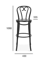 Scaun de bar Fameg BST-16 – lemn curbat, stil vienez