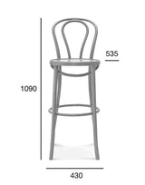 Scaun de bar Fameg BST-18 – spătar clasic buclă