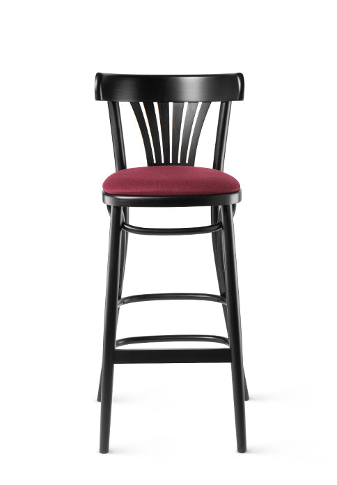 Scaun de bar Fameg BST-788 - spătar evantai, șezut tapițat