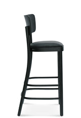 Scaun de bar Fameg Novo BST-9610 - spătar din lemn curbat