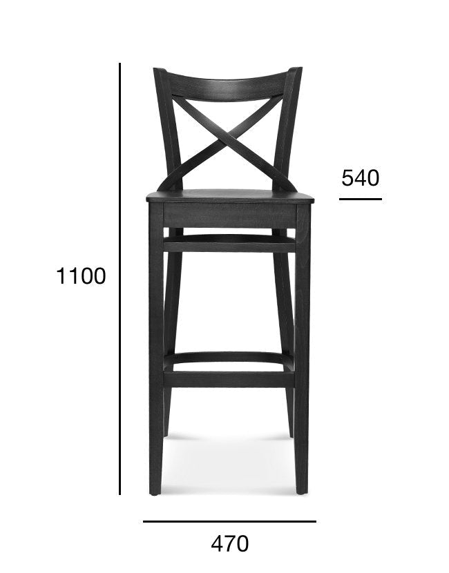 Scaun de bar Fameg Bistro.1 BST-9907/2 - fag masiv