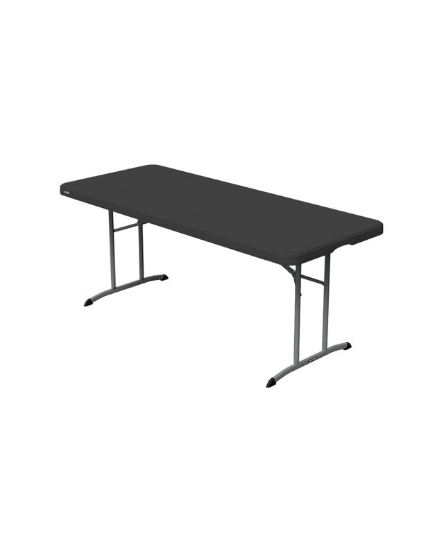 Masă catering pliantă 183×76 cm cu blat alb