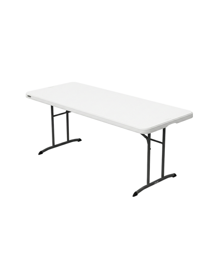 Masă catering pliantă 183×76 cm cu blat negru