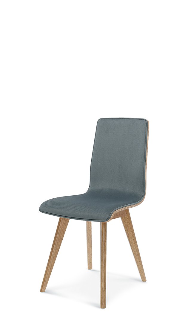Scaun Fameg Cleo A-1605 – tapițat, picioare din lemn