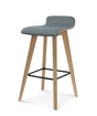 Scaun de bar Fameg Cleo BST-1605 - lemn și tapițat