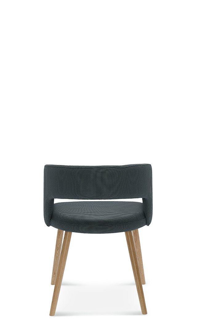 Scaun cu brațe Fameg Cube B-1523 tapițat integral